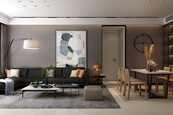 ；；；己130平米现代气概装修软装效果图