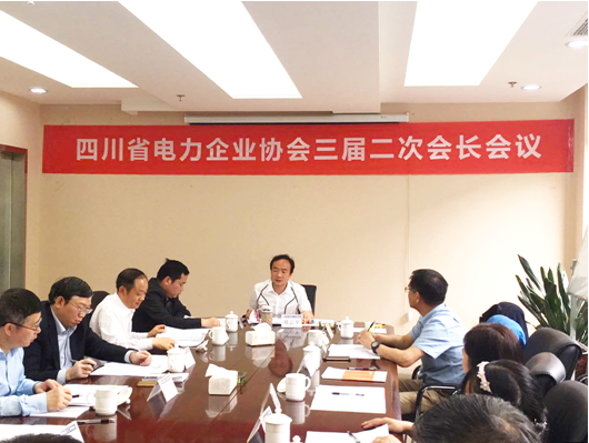 总经理陈云出席川电工程协会三届二次会长事情集会
