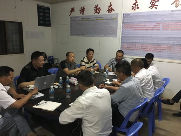 陈云总经理一行到柬埔寨230kV变电站及线路工程视察指导事情